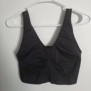 Hanes Black Sports Bra- NWOT